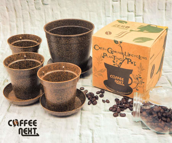  Coffee NEXT咖啡渣升級種植盆 (家庭套裝組)1