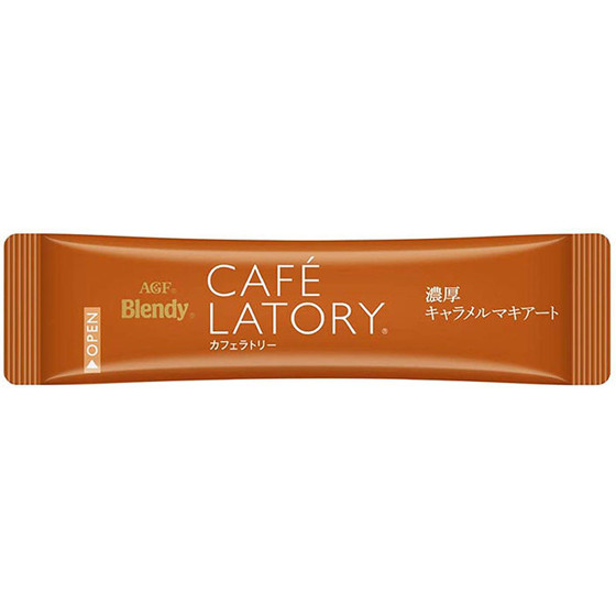 日版AGF Blendy Café Latory 焦糖瑪奇朵咖啡 (1盒18條)【市集世界 - 日本市集】3