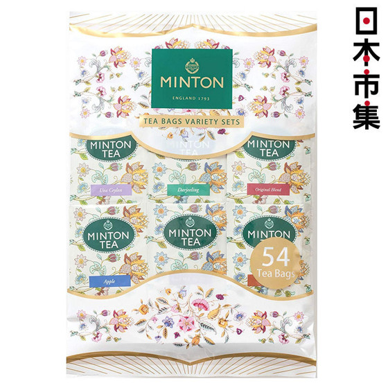 日版 MINTON 6種類 經典世界紅茶 茶包  (54包) 108g【市集世界 - 日本市集】1