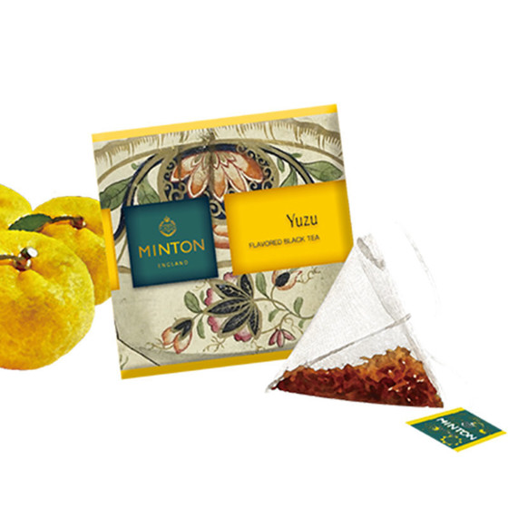 日版 MINTON 柚子 和紅茶 三角茶包 (12包) 24g【市集世界 - 日本市集】2