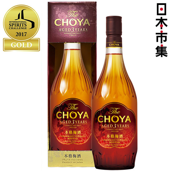 日版 Choya 本格 3年梅酒 720ml (獨立禮盒裝 )_01