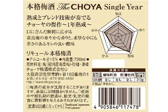 日版 Choya 極致最高 梅酒禮盒套裝 (1年、3年 各1支)_04
