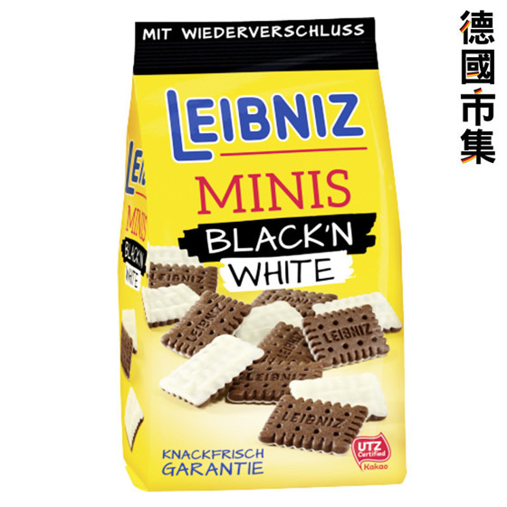 图片 德國Leibniz 迷你黑白朱古力夾心餅乾 125g【市集世界 - 德國市集】