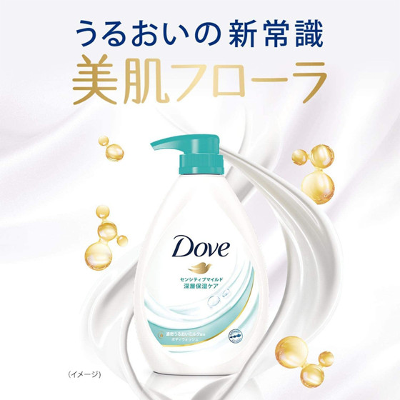 圖片 日版Dove 敏感肌膚 深層滋潤美肌沐浴露 380g【市集世界 - 日本市集】