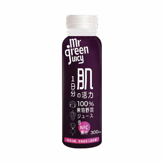 菓蔬先生 Mr. Green Juicy 100% 紫甘藍紅菜頭紅葡萄混合果蔬汁
