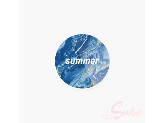 Smilie氣囊支架v1_summer(藍彩底)