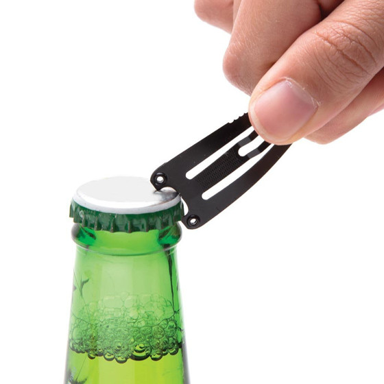 MTA Hairclip Blackfin 多功能工具夾（可作開瓶器、刮刀、尺子、螺絲刀、指甲銼、開箱器、鋸刀）1