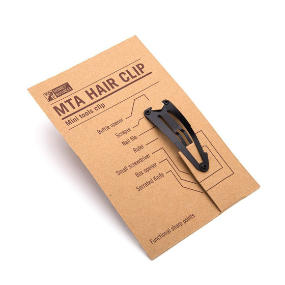 MTA Hairclip Blackfin 多功能工具夾（可作開瓶器、刮刀、尺子、螺絲刀、指甲銼、開箱器、鋸刀）9