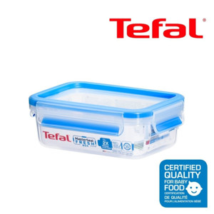 [法國製造] 特福Tefal [專利免拆洗無縫膠圈]德國製造0.55升食物保鮮盒 K30211