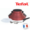 [法國製造] 特福Tefal [送20cm 玻璃蓋 L99363] 靈巧疊疊鑊易潔廚具10件裝 L65993
