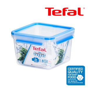 [法國製造] 特福Tefal [專利免拆洗無縫膠圈]德國製造1.75升食物保鮮盒 K30217