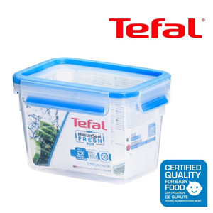 [法國製造] 特福Tefal [專利免拆洗無縫膠圈]德國製造1.1升食身保鮮盒 K30213