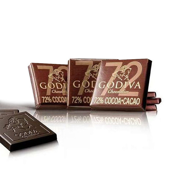 圖片 比利時版Godiva 72%黑方片 朱古力禮盒 (36片裝)【市集世界】