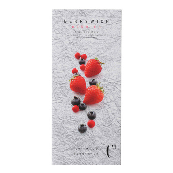 图片 日本C3 甜點工藝店 草莓藍莓紅莓 白朱古力忌廉 曲奇酥餅禮盒 (1盒5件)【市集世界 - 日本市集】#賀年禮盒#新年糖果
