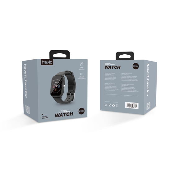 Havit M9006 智能手錶 Smart Watch [黑/藍/粉/灰色]11