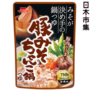 圖片 日本 イチビキ 火鍋湯底包 豚肉味噌 750g【市集世界 - 日本市集】