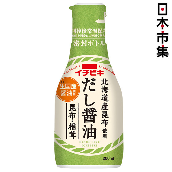 圖片 日本 イチビキ 昆布醬油 北海道昆布椎茸醬油 200ml【市集世界 - 日本市集】