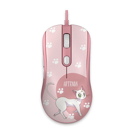 美少女戰士Crystal白貓Artemis對稱式遊戲滑鼠 (AG325)1