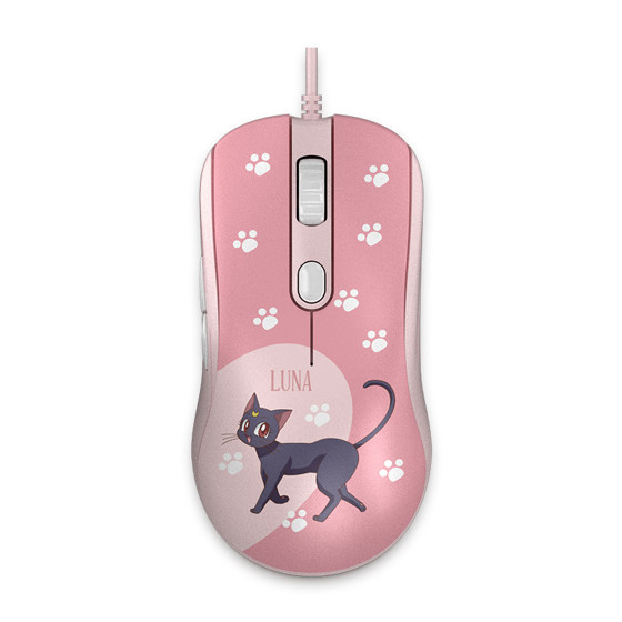 美少女戰士Crystal黑貓Luna對稱式遊戲滑鼠 (AG325)1
