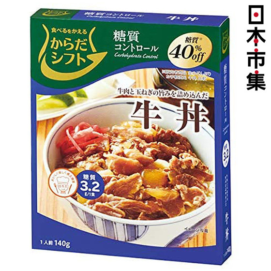 图片 日本 三菱控糖 即食丼 減糖40% 牛肉洋蔥 牛丼 140g【市集世界 - 日本市集】