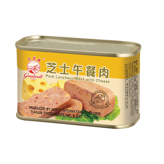 图片 長城牌芝士午餐肉 (198g x 3罐)