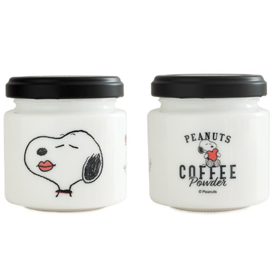 圖片 日本Inic Coffee Snoopy 史努比密封瓷樽 蜂蜜朱古力甜點咖啡粉 21g【市集世界 - 日本市集】