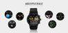 Havit M9005W 無線充電智能手錶（黑+深棕色）7