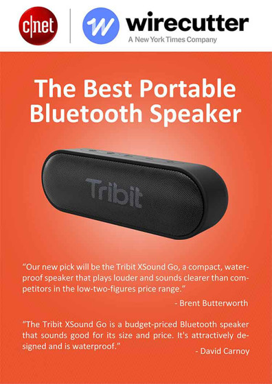 Tribit XSound Go 便攜式藍牙喇叭 (BTS20)3