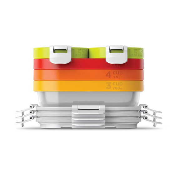 ZOKU Neat Stack 可嵌式雪種保冷食物盒套裝 (11件裝) - 微波爐可用_03