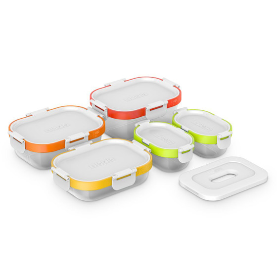 ZOKU Neat Stack 可嵌式雪種保冷食物盒套裝 (11件裝) - 微波爐可用_04